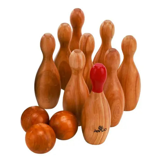 Wooden Skittles Bowling Yard Game Hire in Cairns from Rent Some Fun
